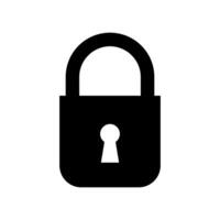 Padlock icon vector design templates simple and modern