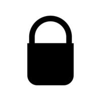 Padlock icon vector design templates simple and modern