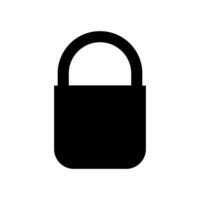 Padlock icon vector design templates simple and modern