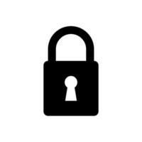 Padlock icon vector design templates simple and modern