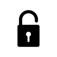 Padlock icon vector design templates simple and modern