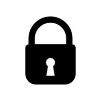 Padlock icon vector design templates simple and modern