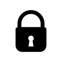 Padlock icon vector design templates simple and modern