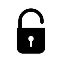 Padlock icon vector design templates simple and modern