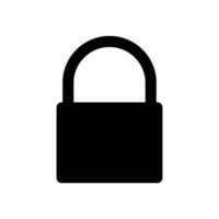 Padlock icon vector design templates simple and modern