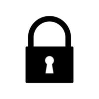 Padlock icon vector design templates simple and modern