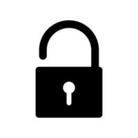 Padlock icon vector design templates simple and modern