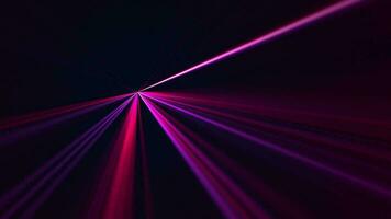 High speed laser light show on black background with flashing neon colored laser beams. This music performance nightlife background animation is full HD and a seamless loop. video