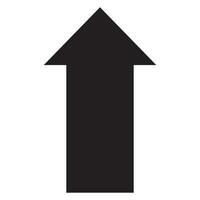 Black arrow pointing both side. Arrow shape element vector