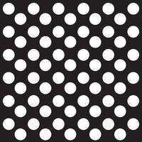 black background with white polka dots vector