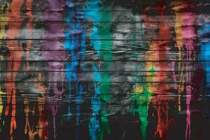 AI generated Multicolored abstract dirty grunge background vector