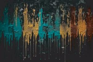 AI generated Multicolored abstract dirty grunge background vector