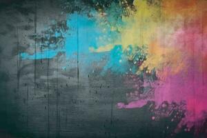 AI generated Multicolored abstract dirty grunge background vector