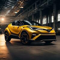 AI generated the toyota c - hr concept is shown in this image photo