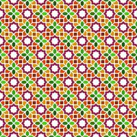 Islamic Colorful Seamless Pattern Design vector