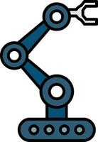 Robotics Line Filled Icon vector