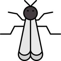 Insect Line Filled Icon vector