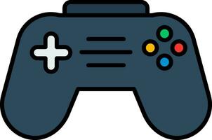 Joystick Line Filled Icon vector