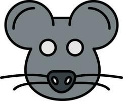Mouse Line Filled Icon vector