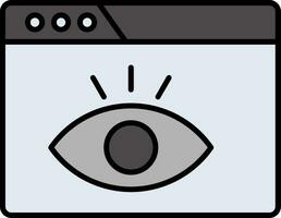 Visualization Line Filled Icon vector
