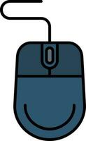 Mouse Line Filled Icon vector