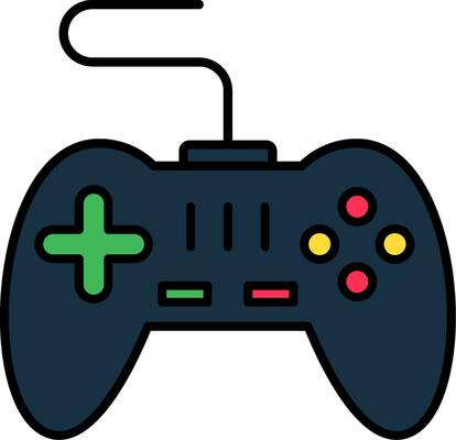 Game Controller  Line Filled Icon