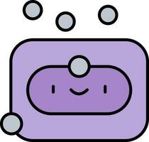 Soap Line Filled Icon vector