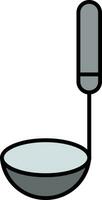 Ladle Line Filled Icon vector