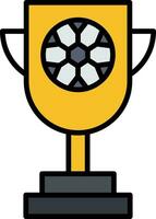 Trophy Line Filled Icon vector