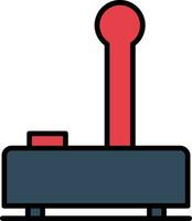 Joystick Line Filled Icon vector