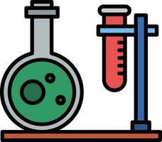 Lab Line Filled Icon vector