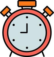 Alarm Line Filled Icon vector