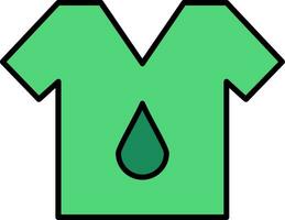 T Shirt Line Filled Icon vector