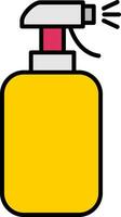 Cleaning Spray Line Filled Icon vector