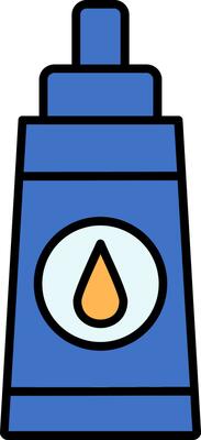 Lubricant Line Filled Icon