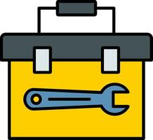 Toolbox Line Filled Icon vector