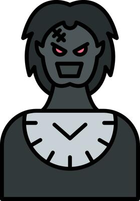 Baron Line Filled Icon