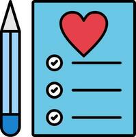 Procedure Line Filled Icon vector