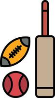 Sport Line Filled Icon vector