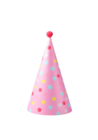 AI generated Festive Birthday Hat on Clear Background png