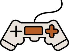 Video Game Line Filled Icon vector