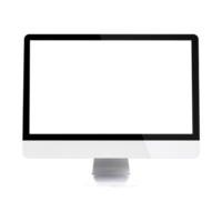 AI generated Sleek Modern Computer Monitor Isolated Design png