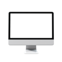 AI generated Modern Computer Monitor Isolated on Background png