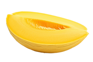 AI generated Fresh Melon Slice on Transparent Background png