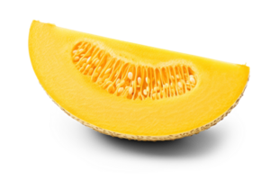 AI generated Fresh Melon Slice on Transparent Background png