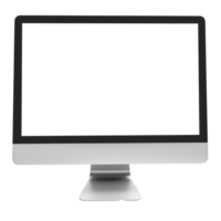 ai généré moderne ordinateur moniteur sur transparent Contexte png