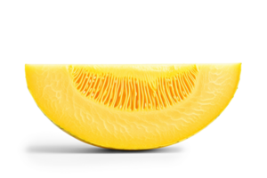 AI generated Fresh Melon Slice Isolated on Transparent png