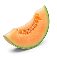 ai genererad färsk melon skiva på transparent png