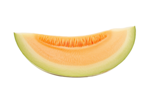 ai genererad färsk melon skiva på transparent bakgrund png