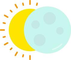 Eclipse Line Filled Icon vector